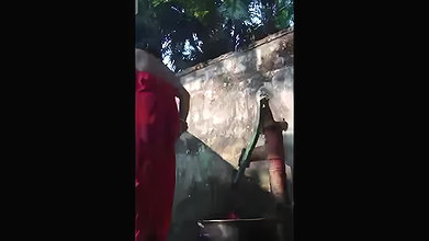 Village natural desi telugu aunty HD video